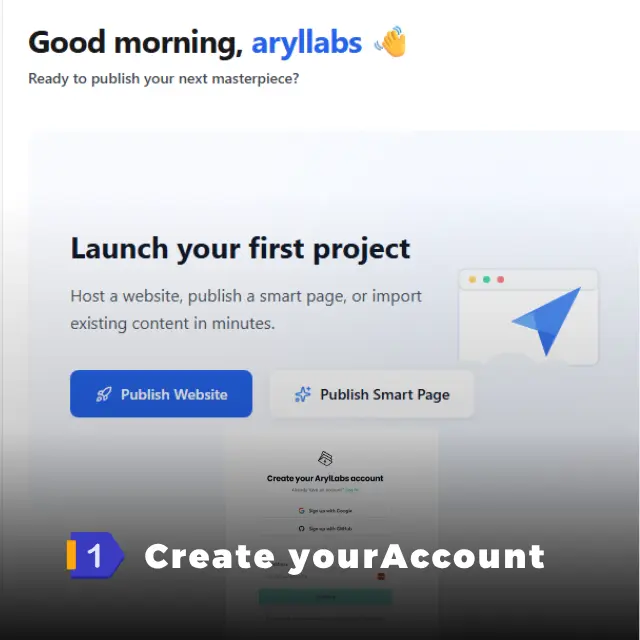 Connect Google Drive or GitHub to ArylLabs